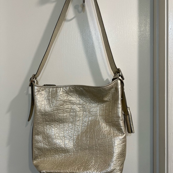 Coach Handbags - AUTHENTIC Coach Elegant Metallic Shoulder Bag